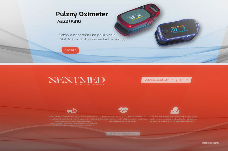 NextMed website - New multilanguage website